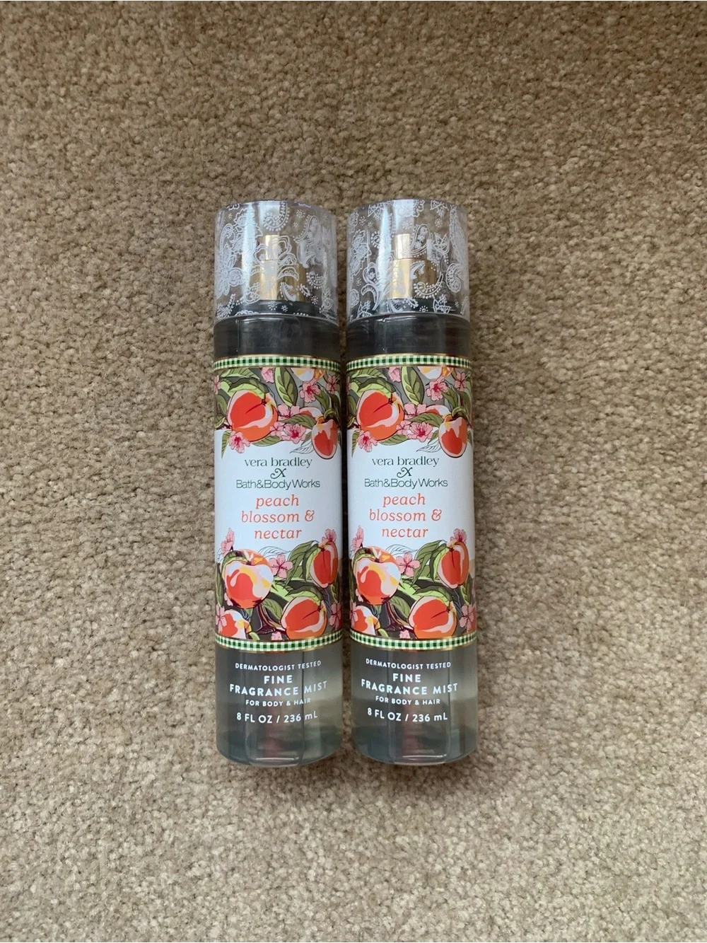 Peach Blossom & Nectar Fine Fragrance Mist - Peach